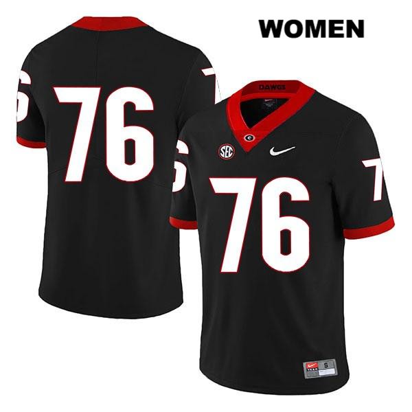 Georgia Bulldogs Women's Michail Carter #76 NCAA No Name Legend Authentic Black Nike Stitched College Football Jersey BSN8056RG
